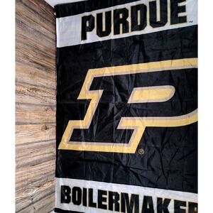 Purdue Boilermakers Printed Header 3' x 4' Foot Premium Flag Banner Black Gold